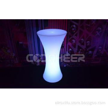 Remote Control Led Cocktail Table / highboy cocktail tables